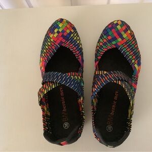 Bernie Mev Multicolor Woven Women's Shoes
